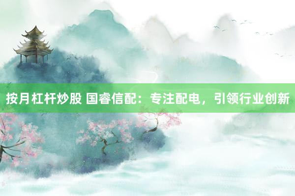 按月杠杆炒股 国睿信配：专注配电，引领行业创新