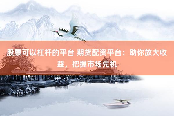 股票可以杠杆的平台 期货配资平台：助你放大收益，把握市场先机