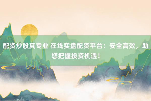 配资炒股真专业 在线实盘配资平台：安全高效，助您把握投资机遇！