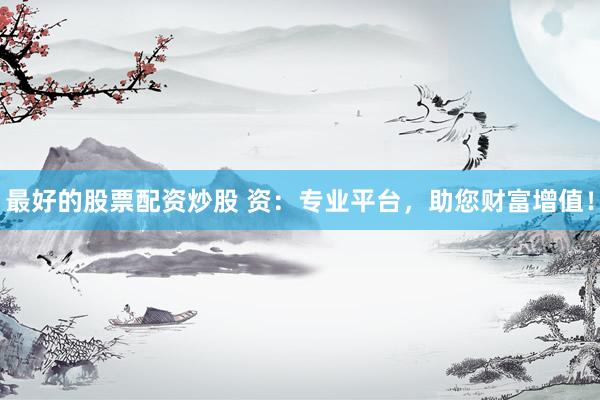 最好的股票配资炒股 资：专业平台，助您财富增值！