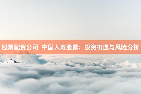 股票配资公司  中国人寿股票：投资机遇与风险分析