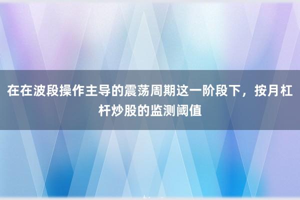 在在波段操作主导的震荡周期这一阶段下，按月杠杆炒股的监测阈值