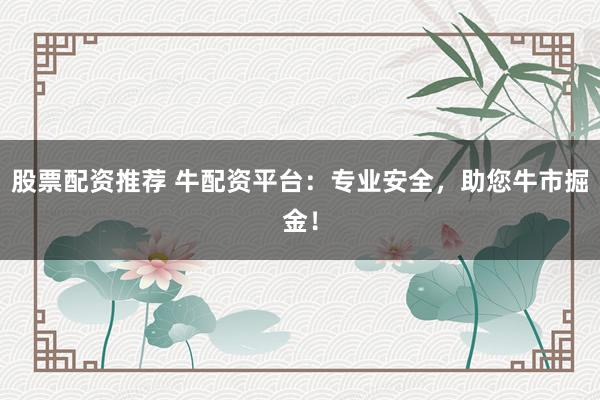股票配资推荐 牛配资平台：专业安全，助您牛市掘金！